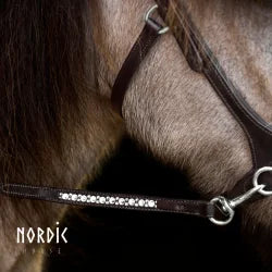 Nordic-horse Brun Sidepull All White