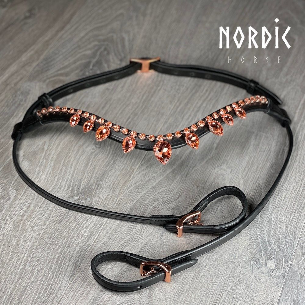 Nordic Horse Crown Trense - Rosegold