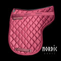 Nordic horse underlag, burgundy velvet