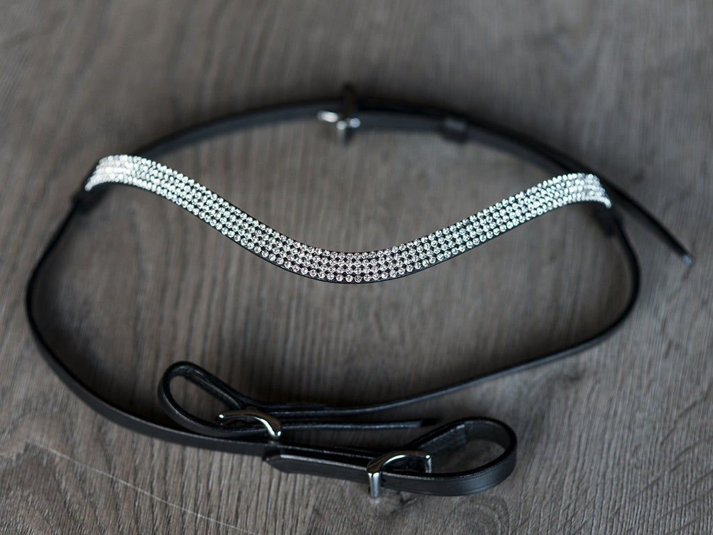 Nordic Horse Wave-nakkestykke med 4 rk. overside sten
