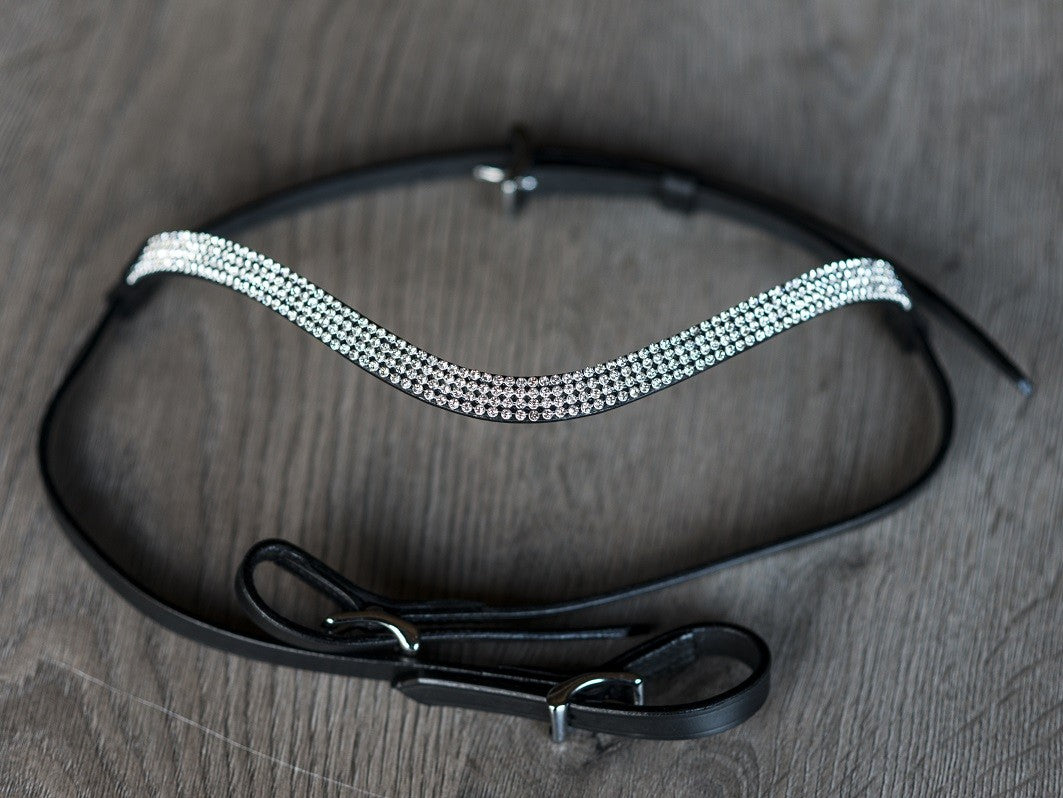 Nordic Horse Wave-nakkestykke med 4 rk. overside sten